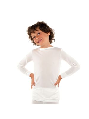 DermaSilk Child Round Neck Long Sleeve Top