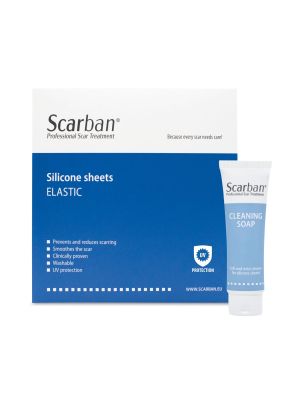 Scarban Elastic Silicone Sheet 5 x 7.5cm (2 Sheets)