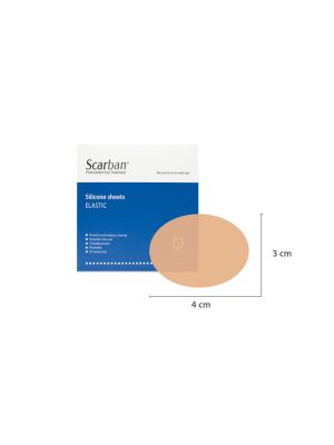 Scarban Elastic Silicone Sheet Oval (4 Sheets)