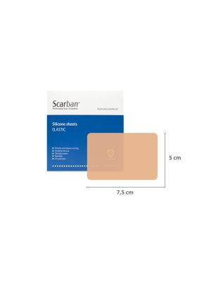 Scarban Elastic Silicone Sheet 5 x 7.5cm (2 Sheets)