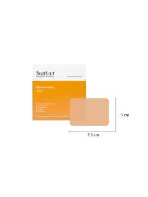 Scarban Light Silicone Sheet 5 x 7.5cm